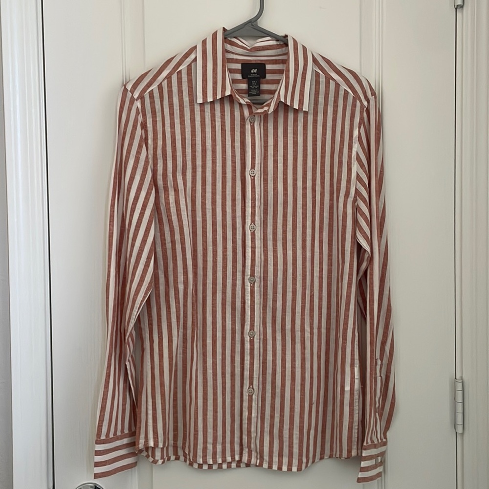 H&M Long-Sleeve, Slim Fit, Men’s, Size S